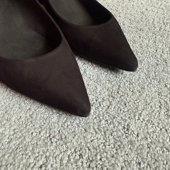 Stuart Weitzman Women's Suede Kitten Heels - Picture 2 of 5